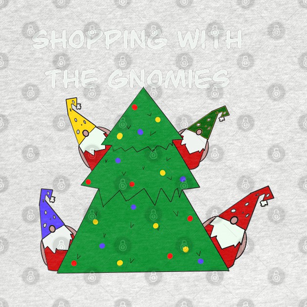 Gnome and the Christmas tree by Stephanie Kennedy 